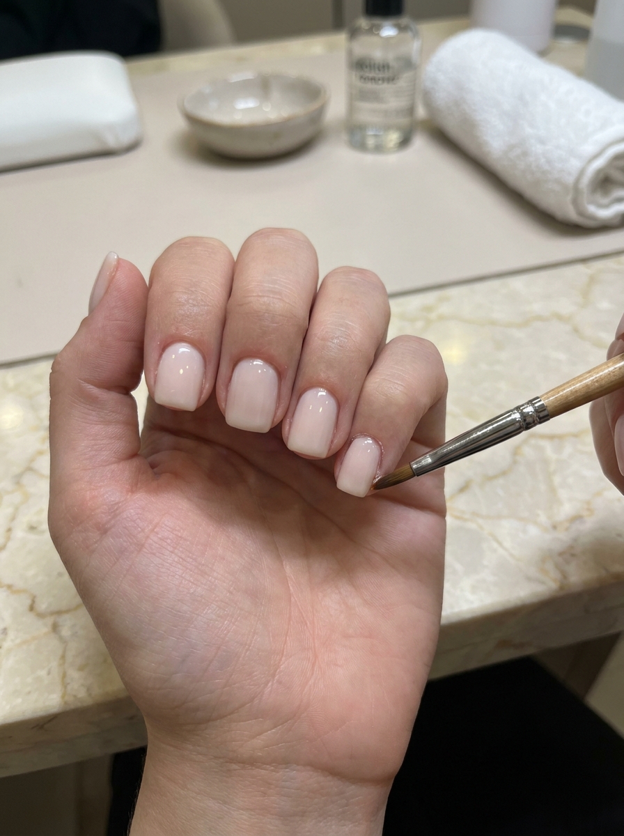Lackränder sauber korrigieren als Clean Nails Anleitung Schritt 13